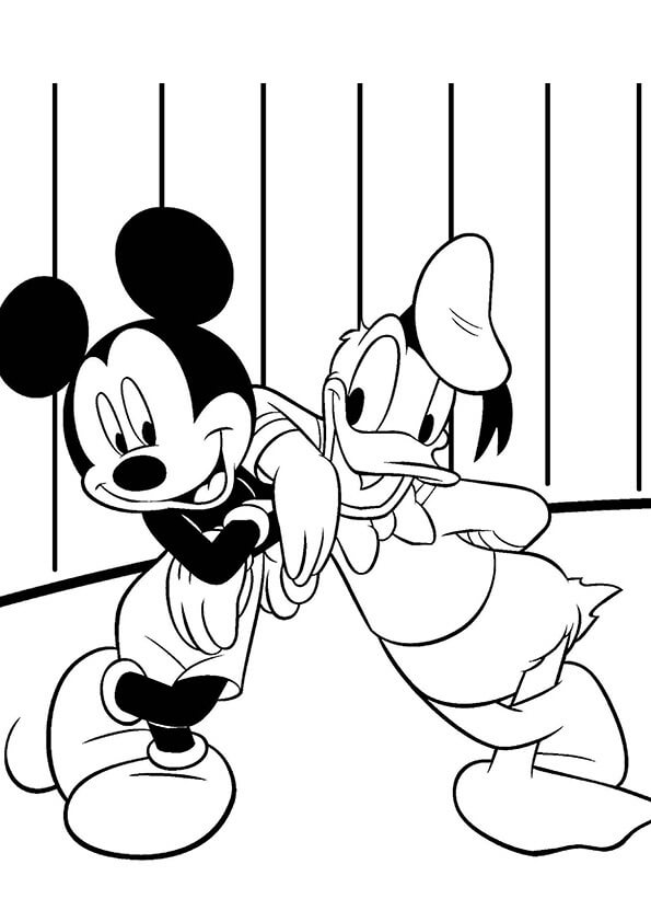 Pals Mickey Donald